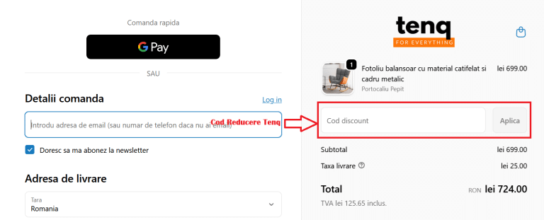 Voucher Tenq: cum îl folosești