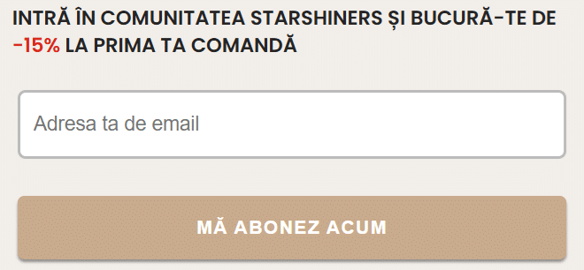 Reducere Starshiners prima comanda